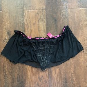 PUCKER UP sexy lace thong panties, plus size 3X NWT
